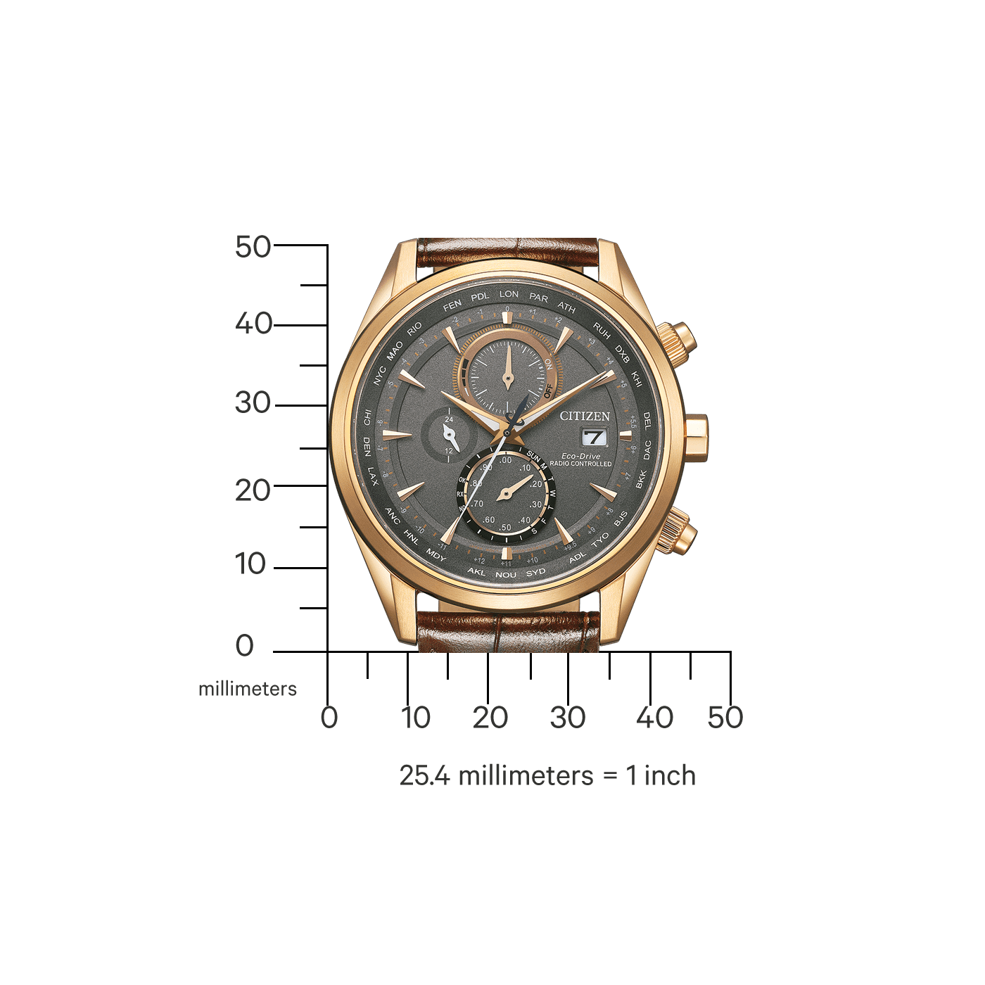Citizen Radio Controlled Herrenuhr AT8263-10H
