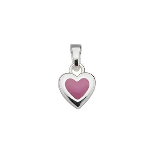 Anhänger aus 925 Sterling Silber rhodiniert Lack Pink
