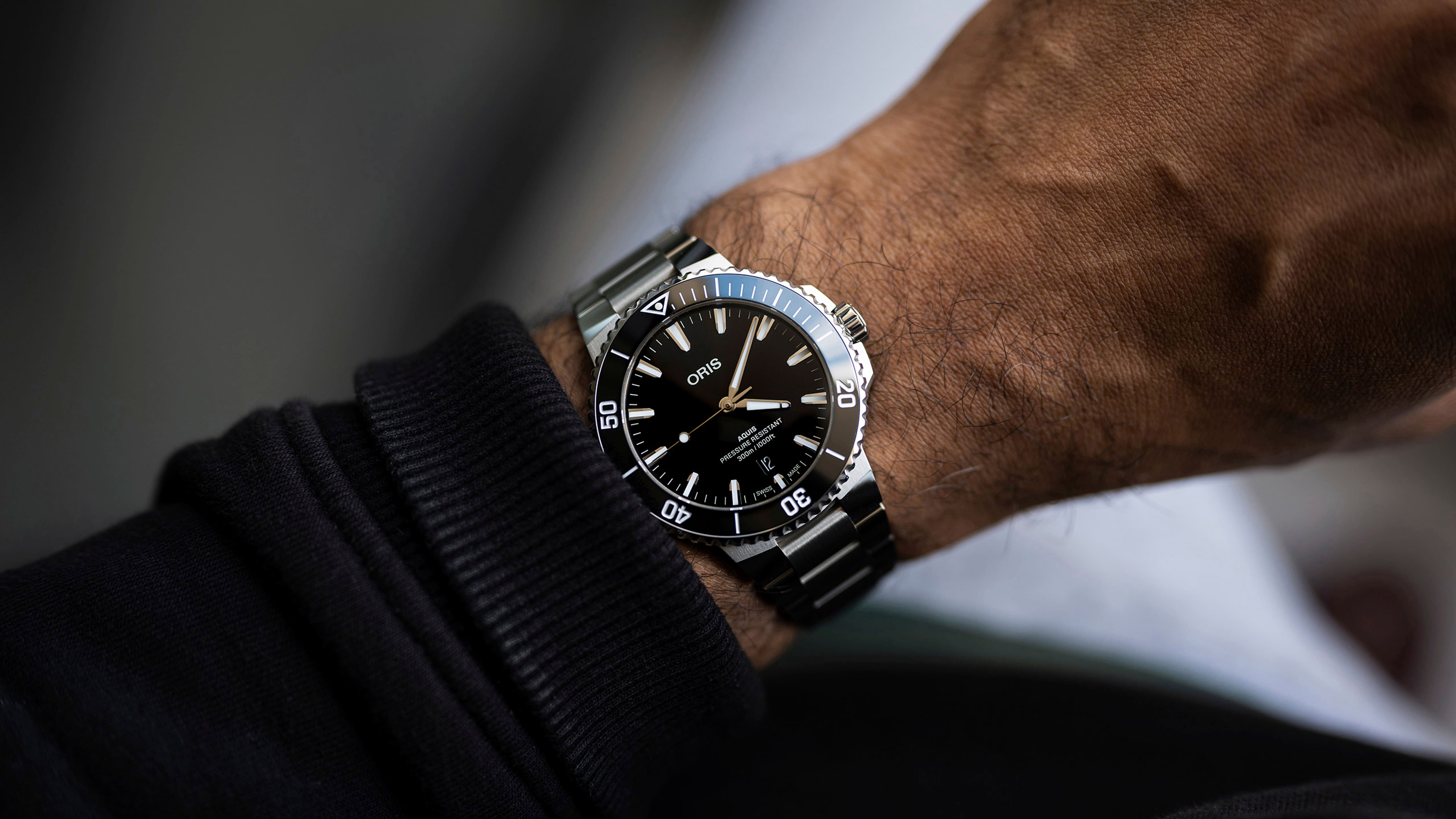 Oris Aquis Date Automatik Herrenuhr , 01 733 7787 4154-07 8 22 04PEB