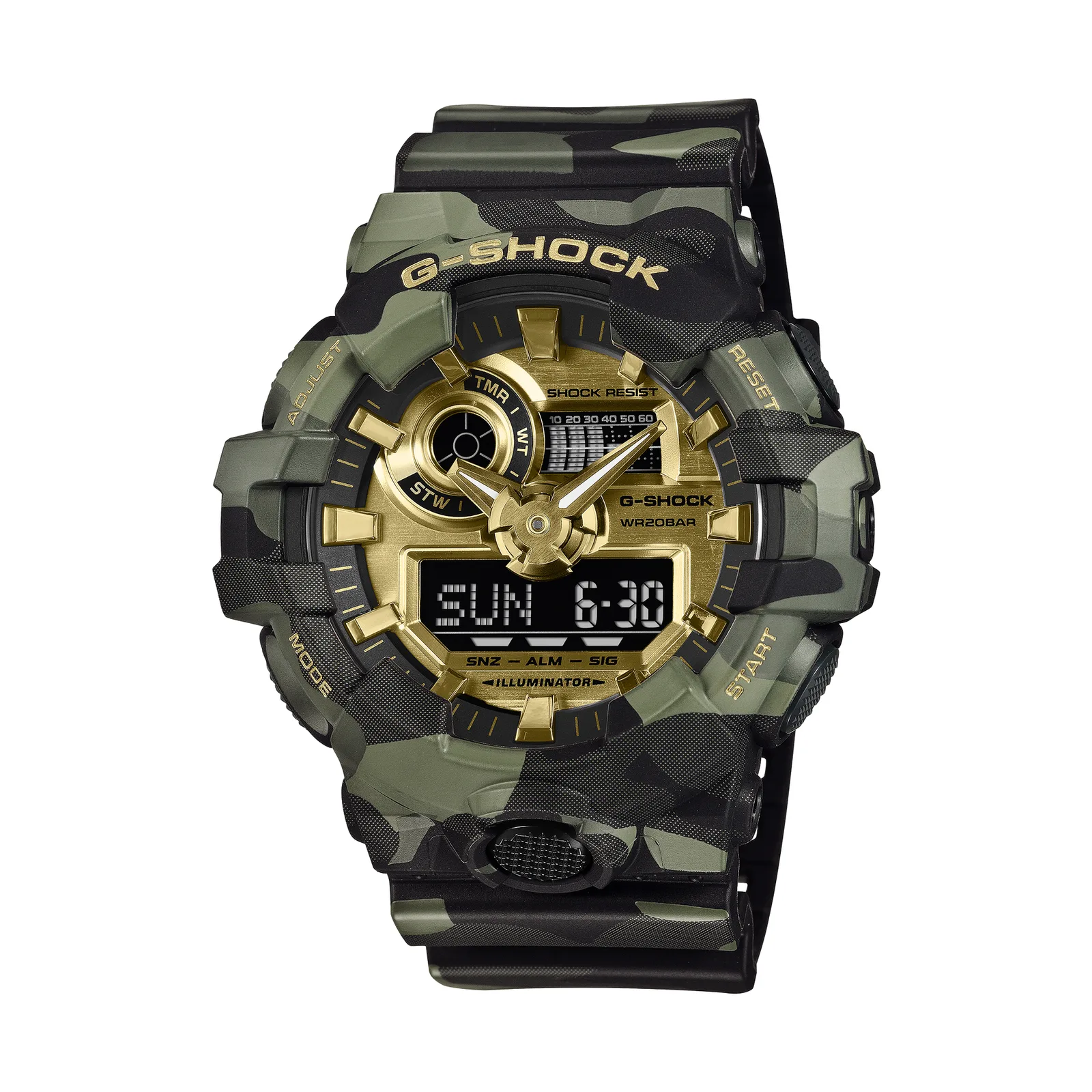 G-Shock ANALOG-DIGITAL SERIE GA-700 Herrenuhr GA-700CMG-3AER