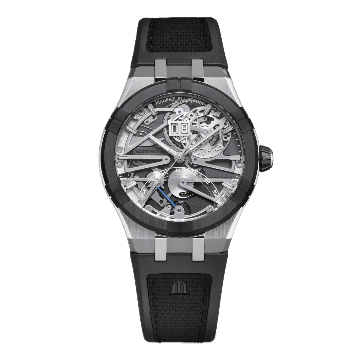 Maurice Lacroix AIKONIC Master Grand Date Retrograde Herrenuhr AC8008-SSL20-090-2