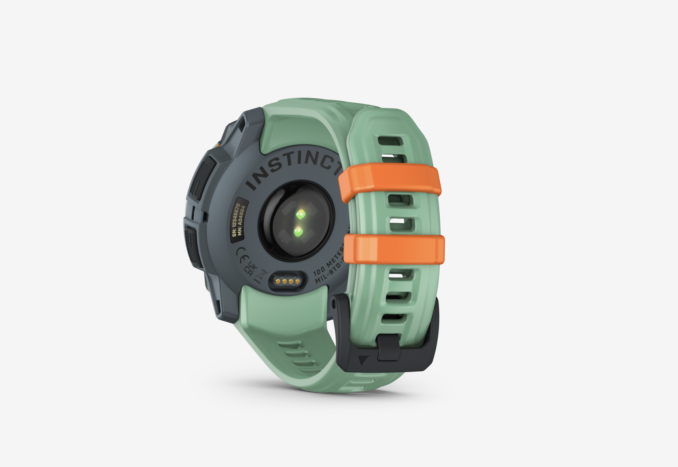  Garmin Instinct® 3 AMOLED 010-02936-01 - 45 mm Twilight/Neo Tropic mit Silikon-Wechselarmband 22 mm Neo Tropic