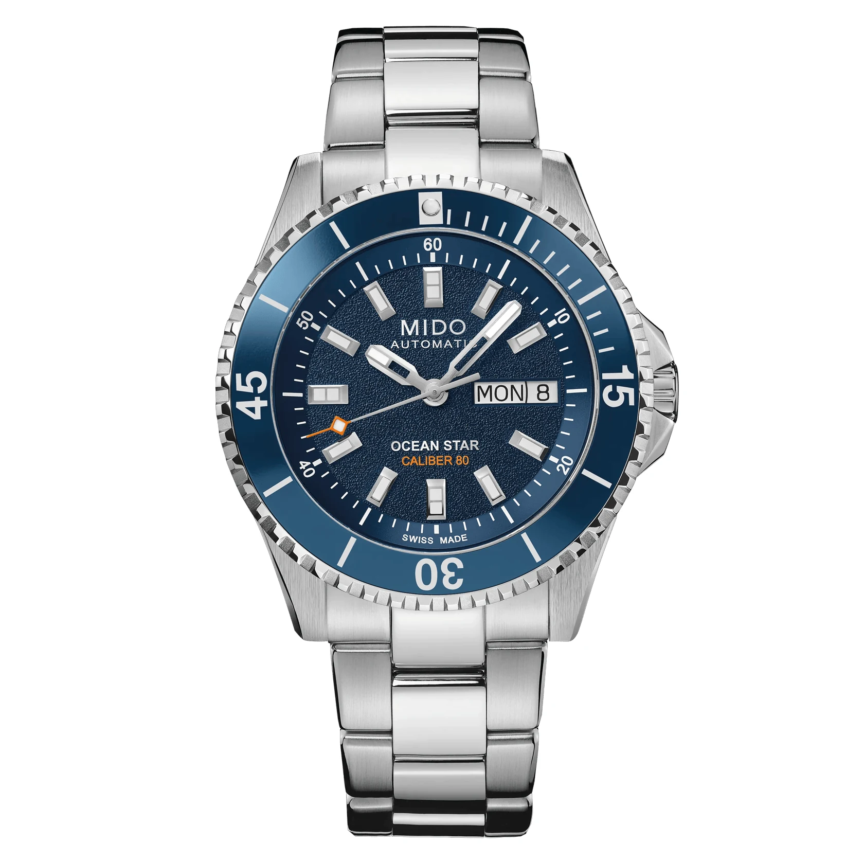 Mido Ocean Star 200, 41mm, Automatik, Gangreserve 80 Stunden, Edelstahl, Blau, Herrenuhr M026.930.11.041.00