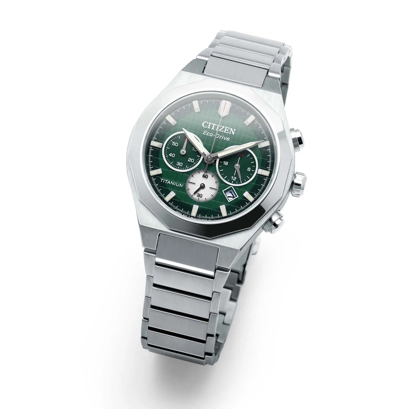 Citizen Zenshin Senkei Super Titanium™ Chronographen mit Eco-Drive Herrenuhr CA4691-59X