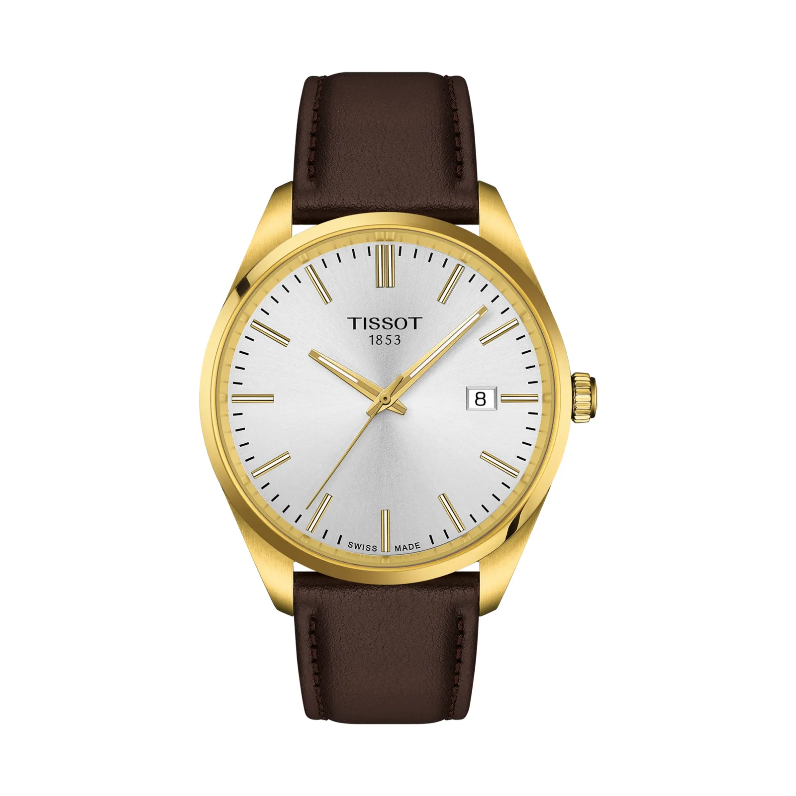 Tissot PR 100 Quarz 40 mm Silber Herrenuhr T150.410.36.391.00