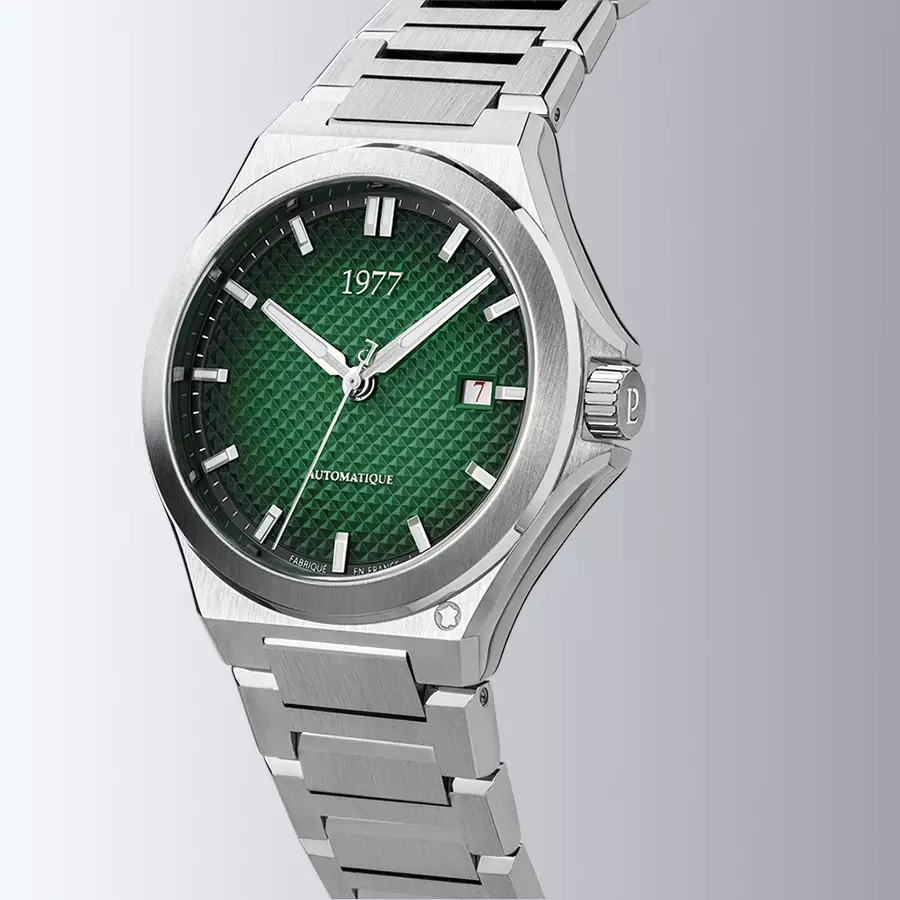 1977 ARSENE Automatique, 41 MM, Cadran Vert , Bracelet Acier 904L Herrenuhr 1977P02171