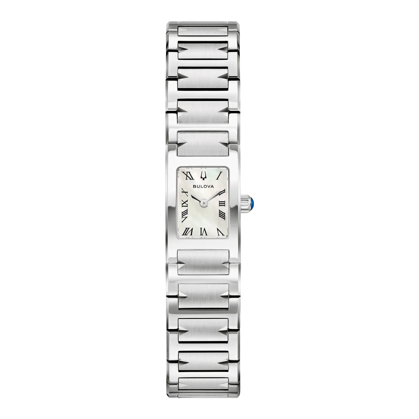 Bulova Marc Anthony Harmony Quarz Edelstahl Perlmutt Damenuhr 96L360
