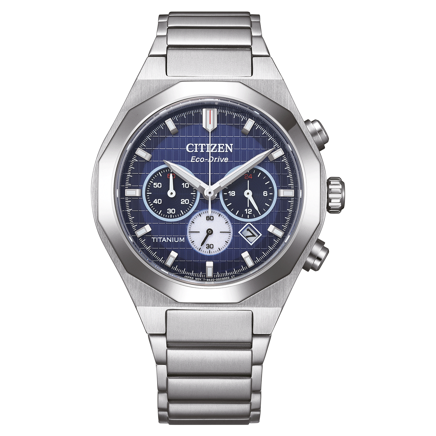 Citizen Zenshin Senkei Super Titanium™ Chronographen mit Eco-Drive Herrenuhr CA4691-59L