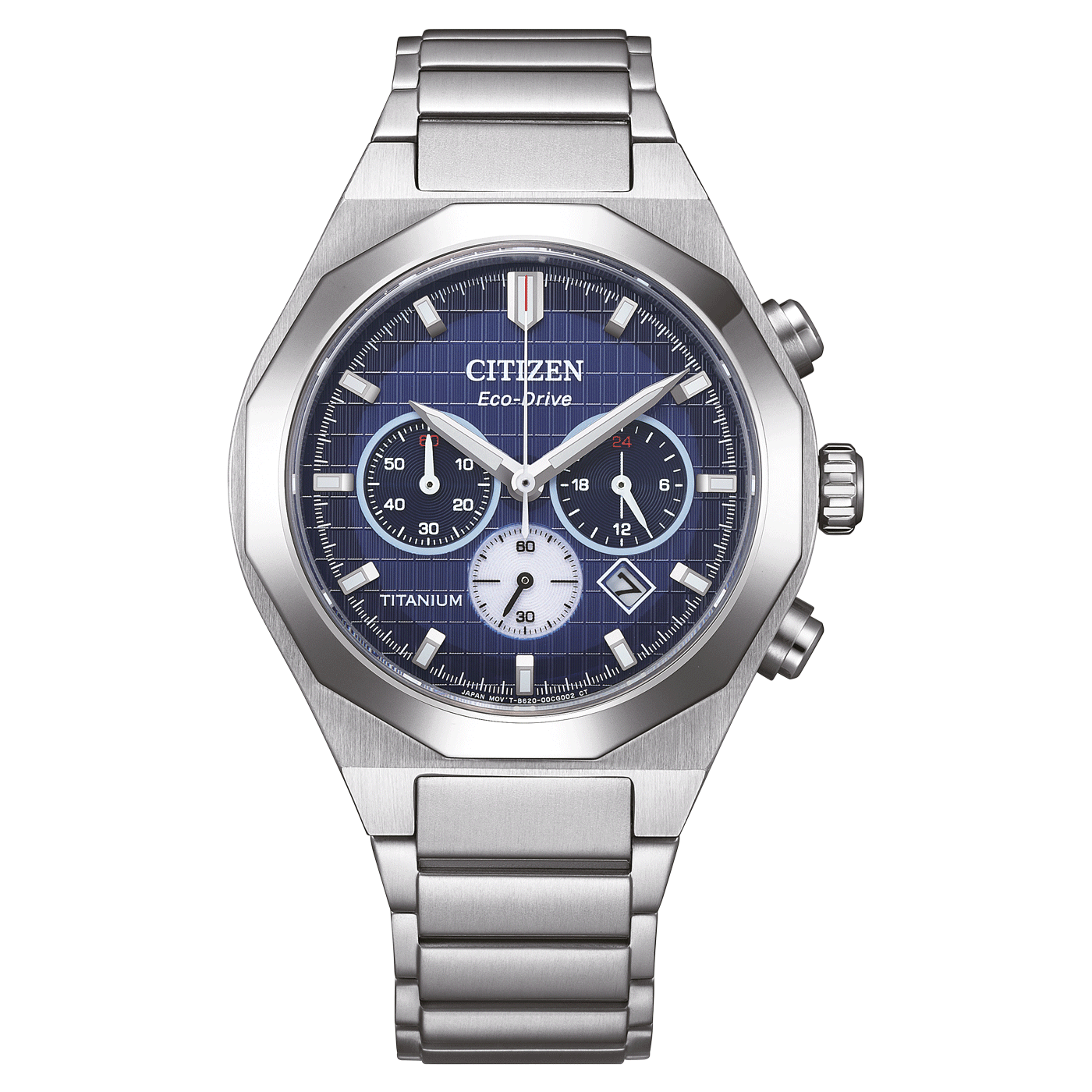 Citizen Zenshin Senkei Super Titanium™ Chronographen mit Eco-Drive Herrenuhr CA4691-59L
