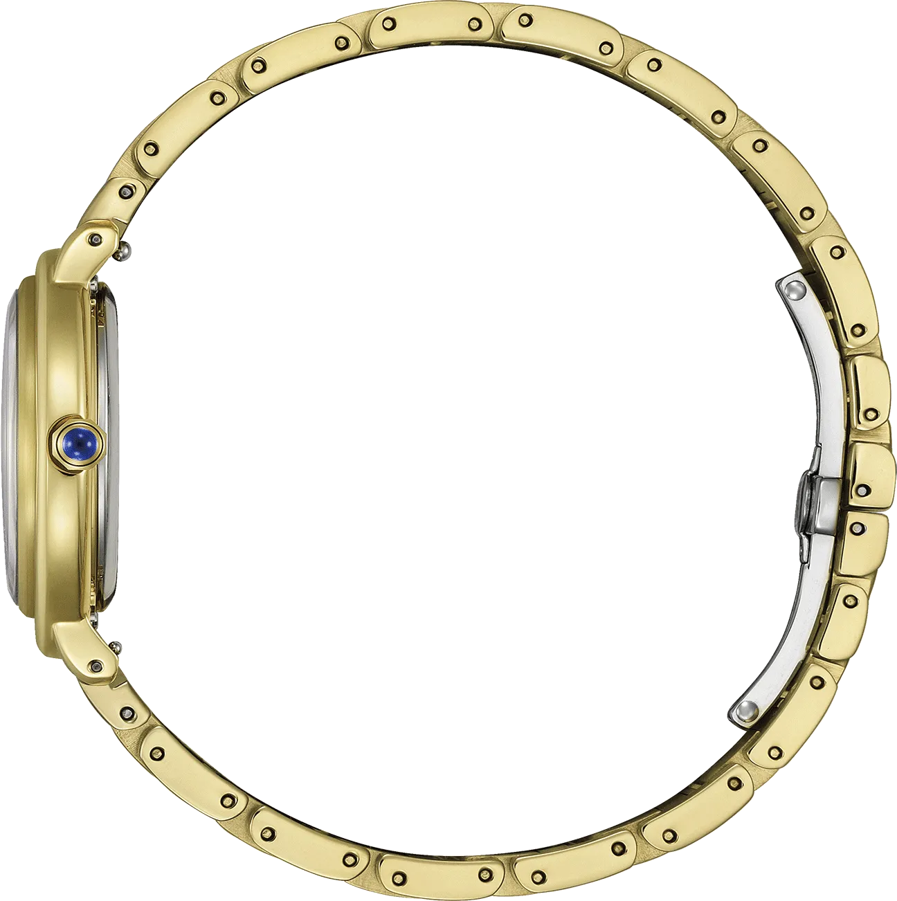 Citizen L ARCLY-Kollektion Limitierte Auflage, Eco-Drive Analog Quartz, Blau Gold Damenuhr EM1099-57L
