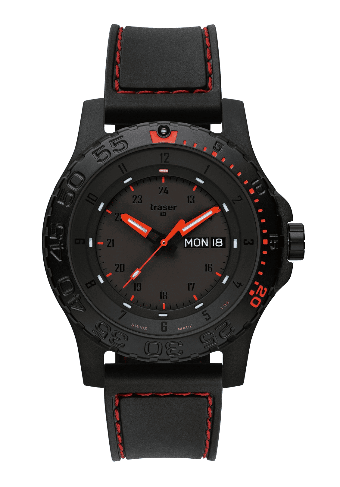 Traser H3 P66 Red Combat Herrenuhr 105503