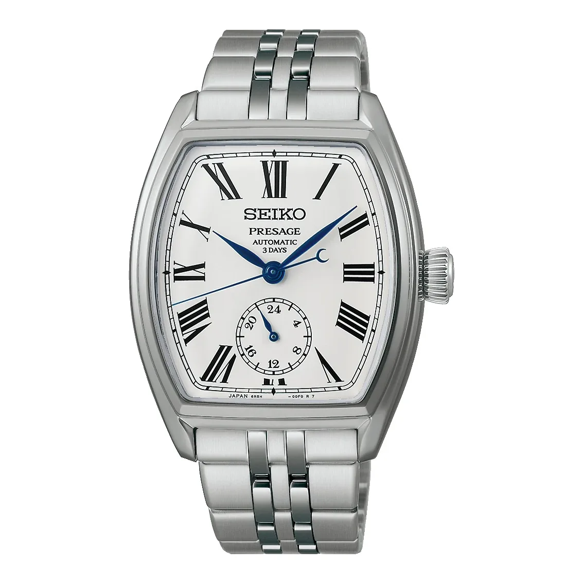 Seiko Presage Classic Series Automatik 36 mm Edelstahlband Weiß Herrenuhr SPB537J1