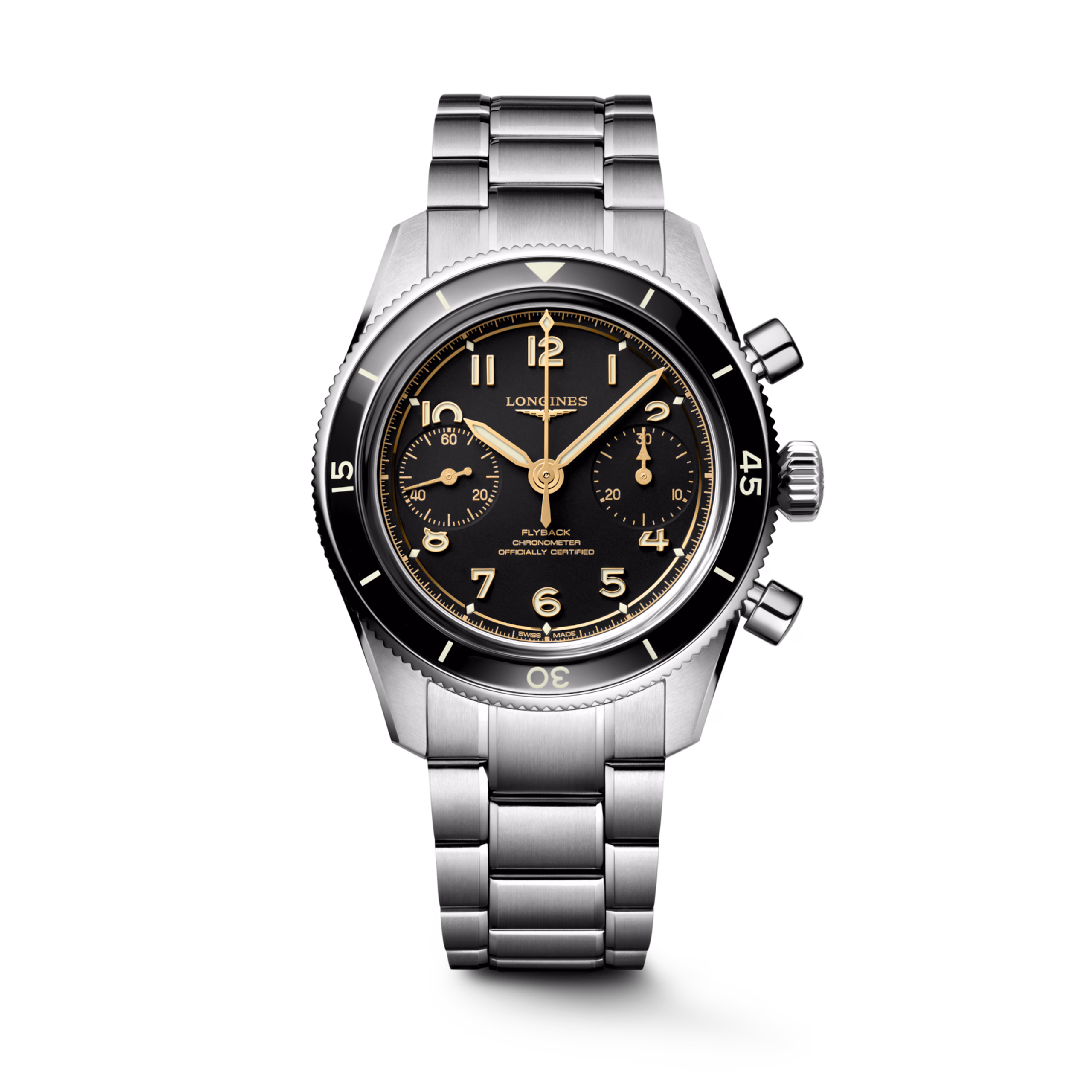 Longines Spirit Zulu Flyback Chronograph Herrenuhr L3.721.4.53.6