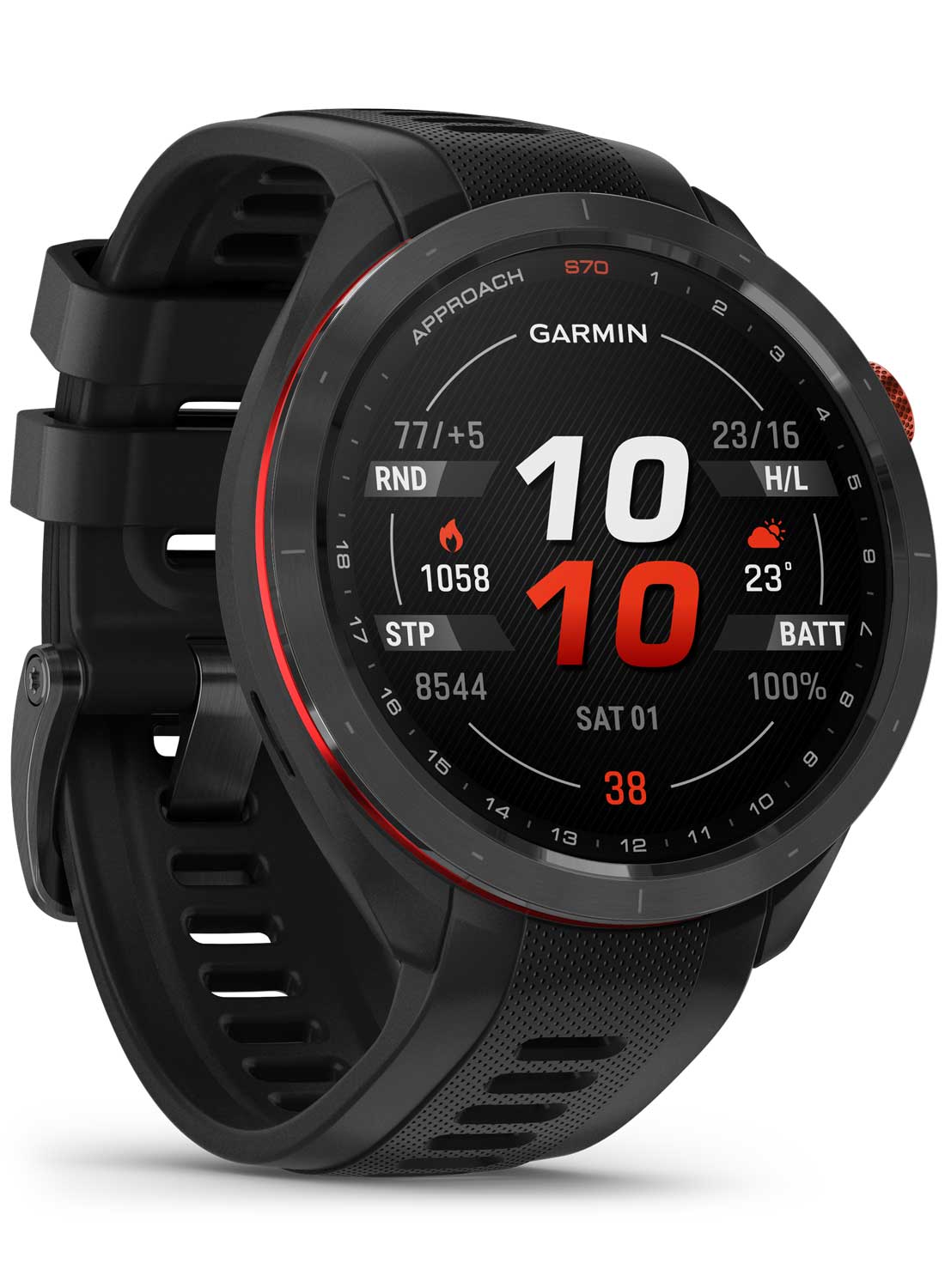 Garmin Approach S70 - 47 mm Schwarz Keramik Herrenuhr 010-02746-12