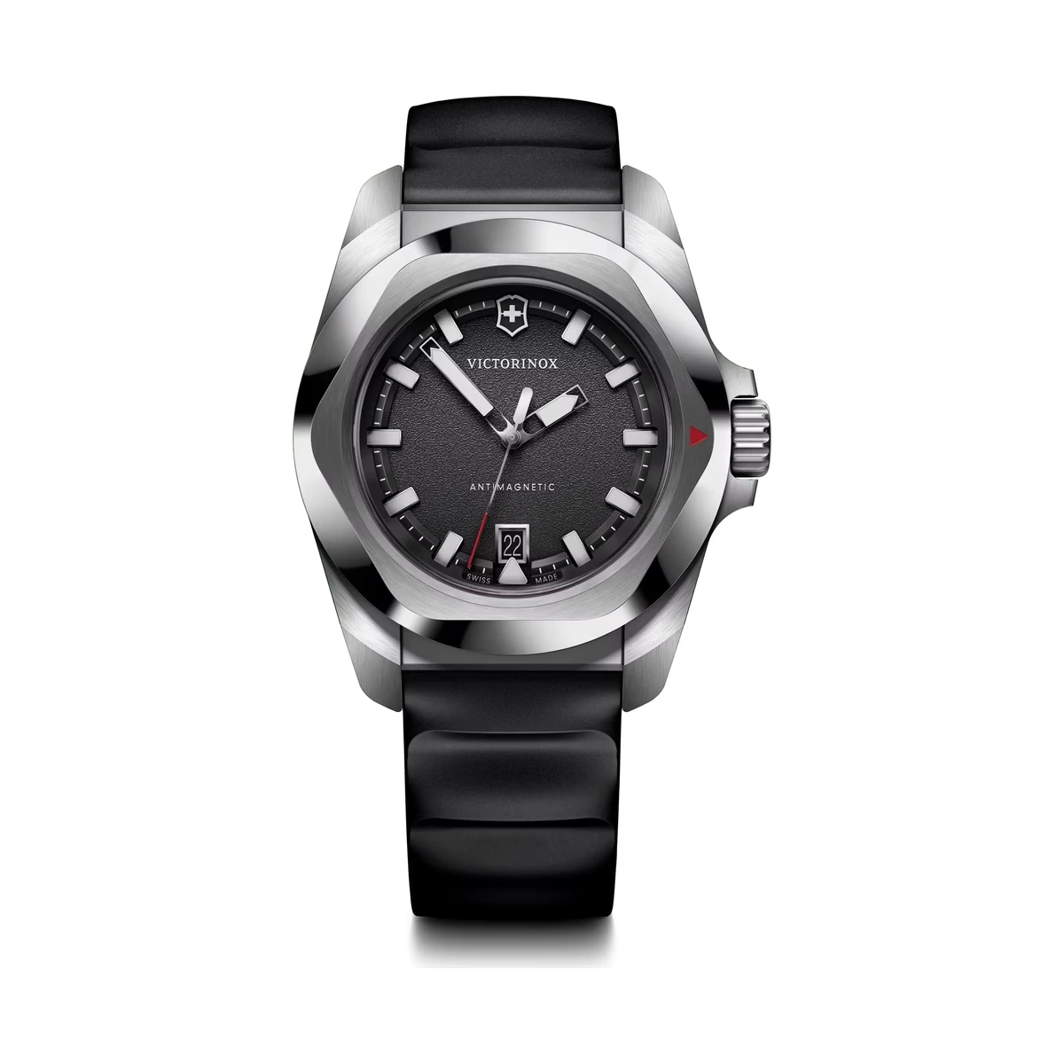 Victorinox I.N.O.X. Quartz 41mm 20 ATM Kautschukarmband Herrenuhr 242028