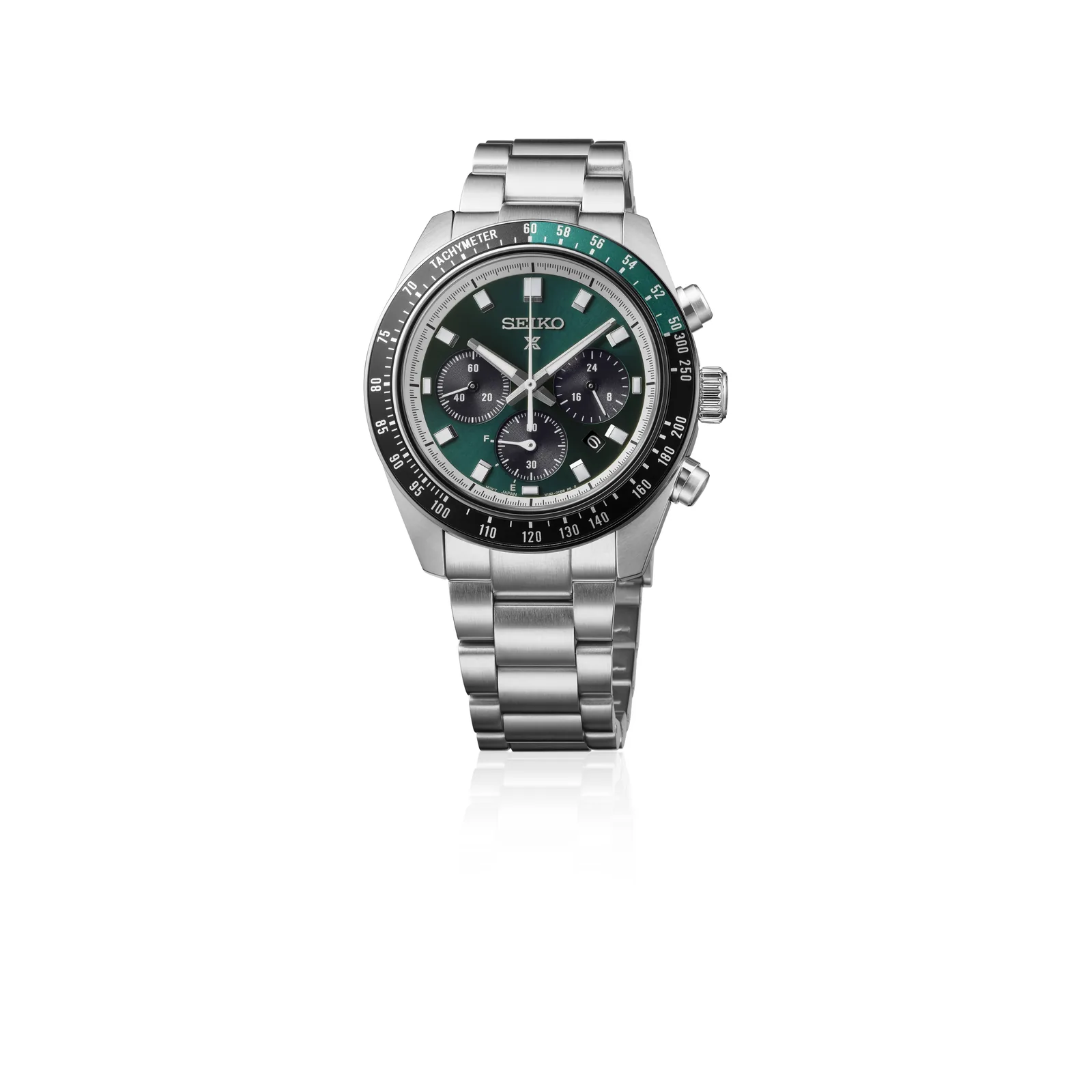 Seiko Prospex Speedtimer Solar Chronograph Racing Green Herrenuhr HBJ003P1
