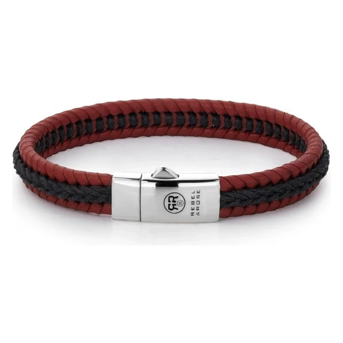 Rebel and Rose Herrenschmuck Rebel and Rose Braided RR-L0067-S-L