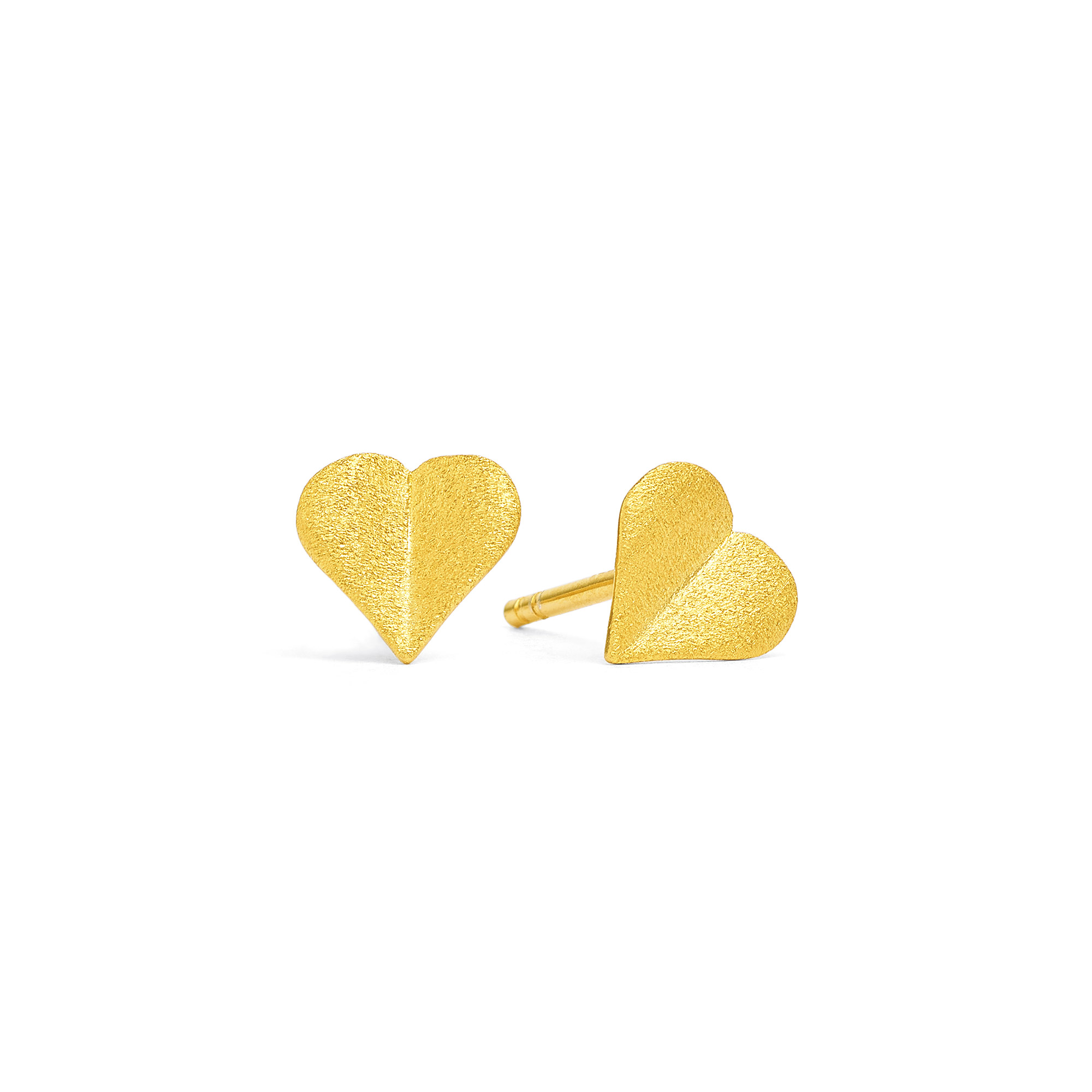 Bernd Wolf Stecker Corasina Designlinie Love, Herz, 7mm, Gold