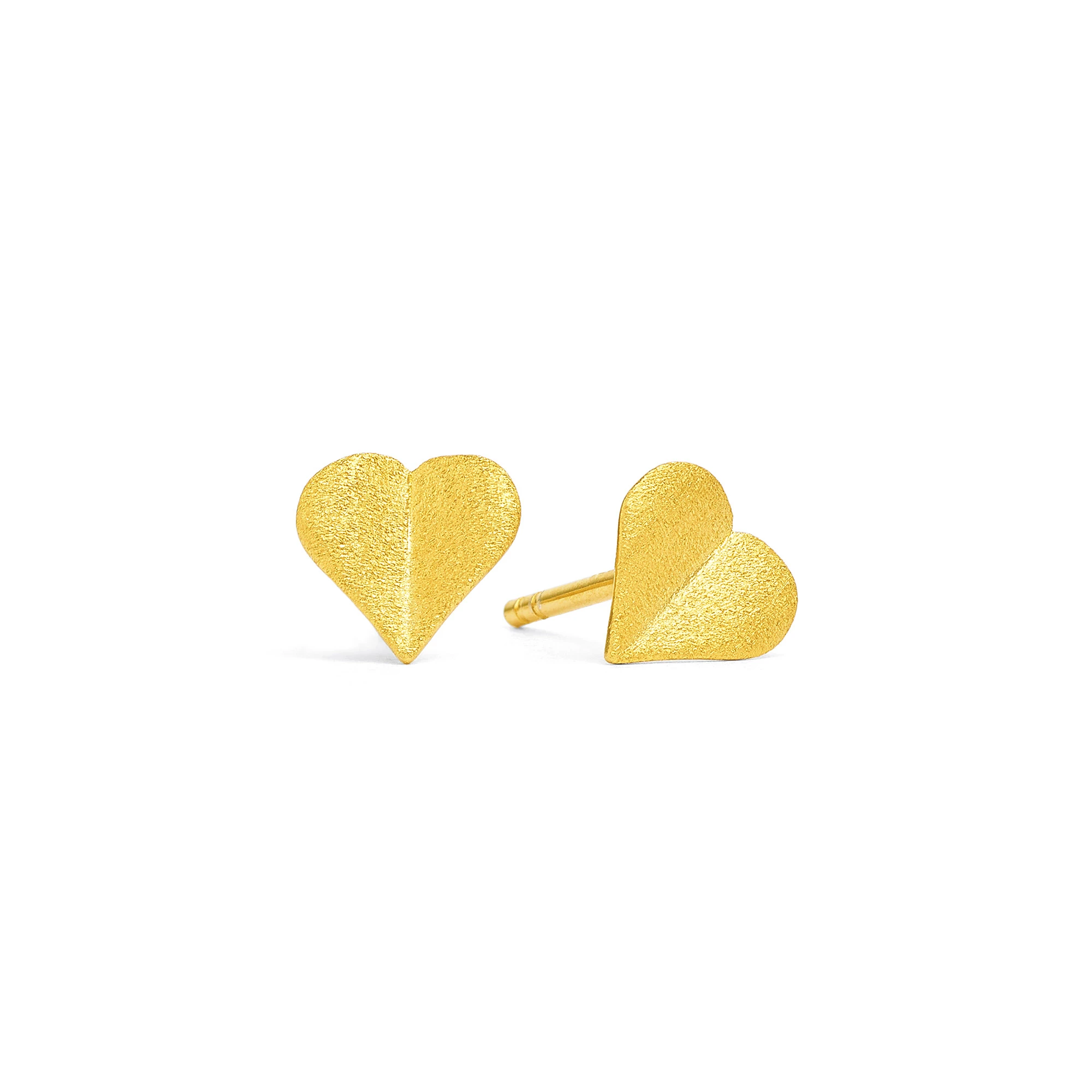Bernd Wolf Stecker Corasina Designlinie Love, Herz, 7mm, Gold