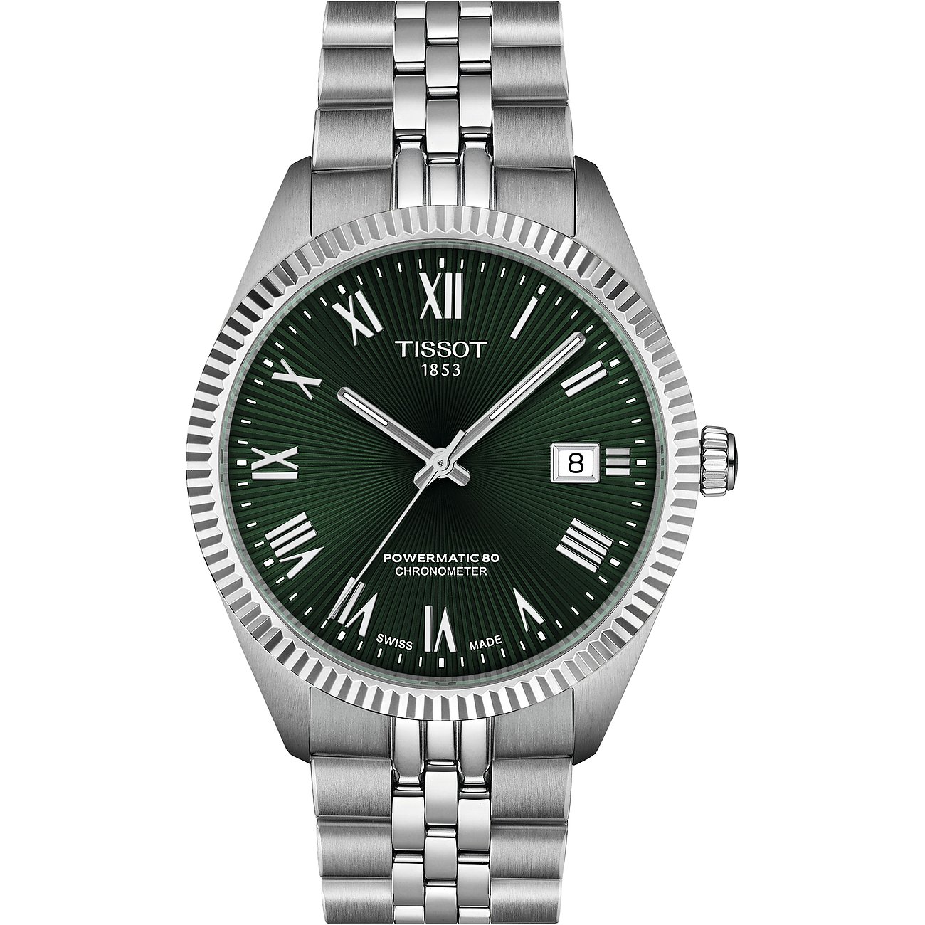 Tissot Ballade Powermatic 80 COSC 39mm Grün Herrenuhr T156.408.11.093.00