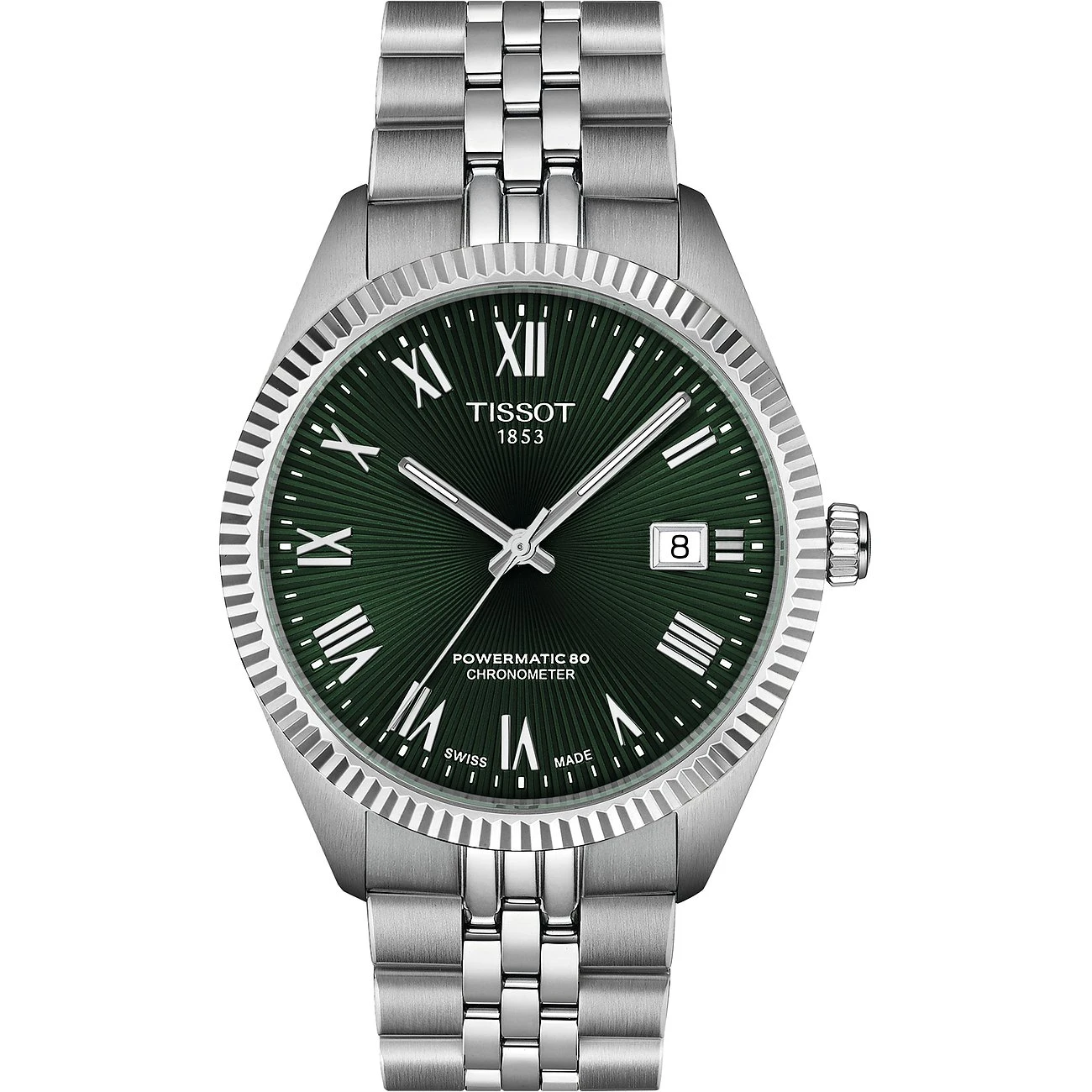Tissot Ballade Powermatic 80 COSC 39mm Grün Herrenuhr T156.408.11.093.00