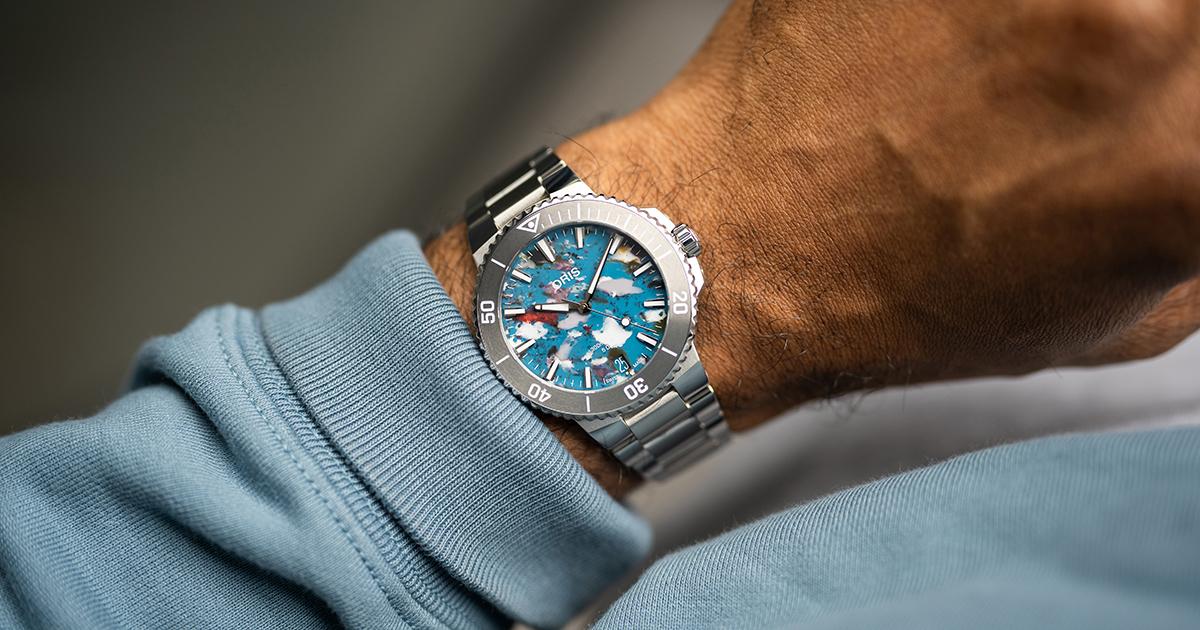Oris Herrenuhr Aquis 01 400 7790 4150-07 8 23 02PEB
