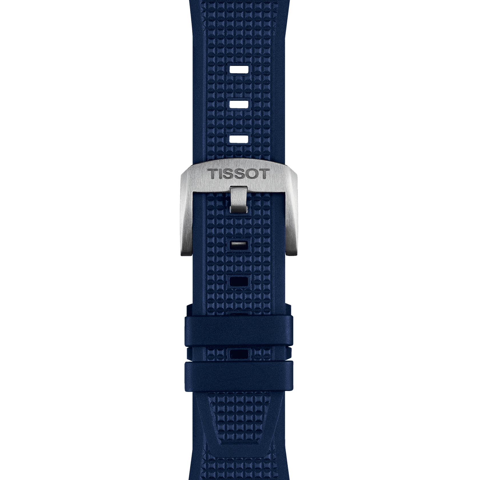 Tissot Ersatzarmband Kautschuk blau 12 mm für PRX