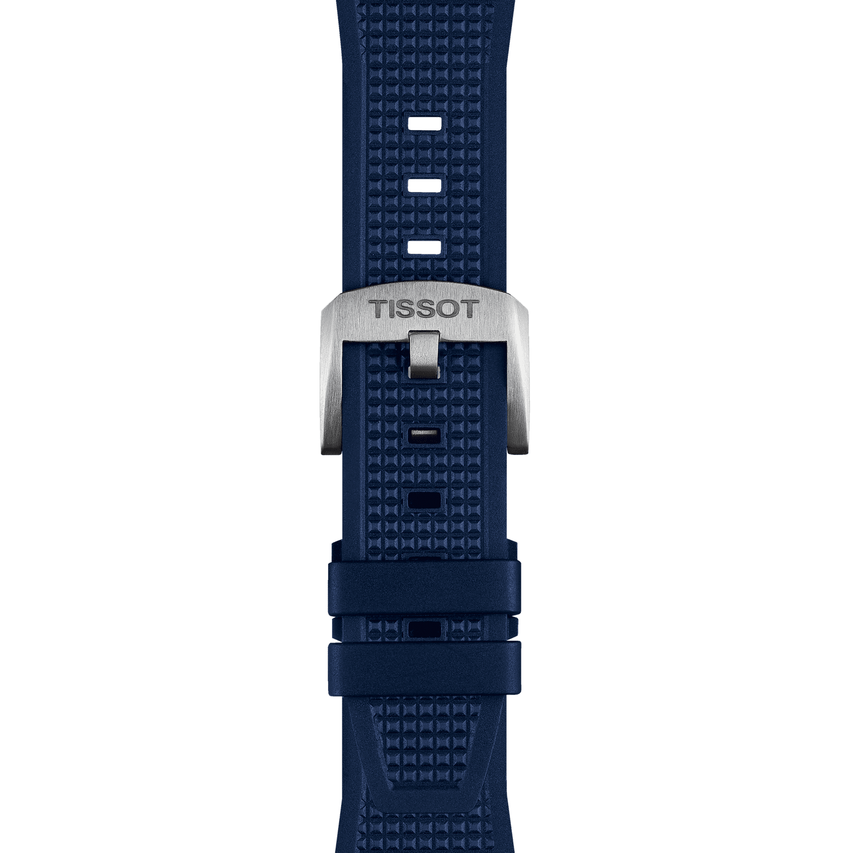 Tissot Ersatzarmband Kautschuk blau 12 mm für PRX