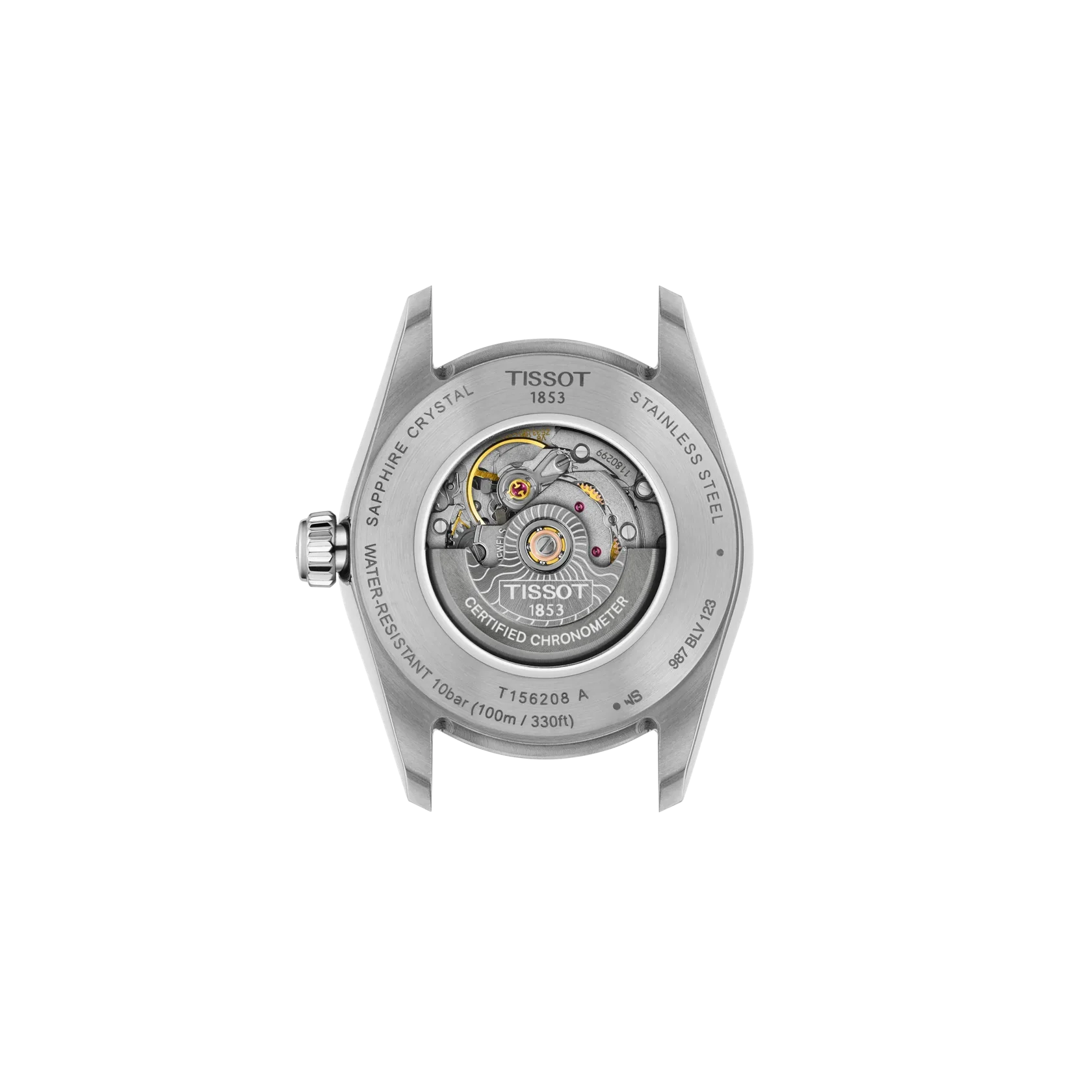 Tissot Ballade 30mm, Edelstahl, 48 Stunden Gangreserve, Automatikwerk Damenuhr T156.208.22.033.01