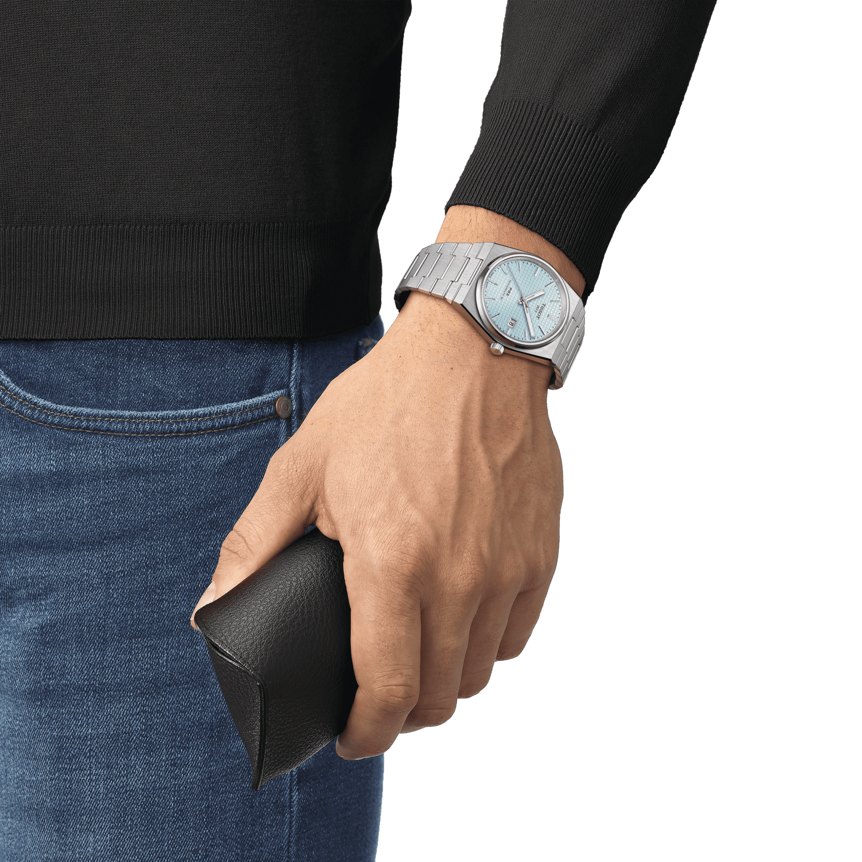 Tissot PRX Powermatic 80 Hellblau Ice Blue Herrenuhr T137.407.11.351.00