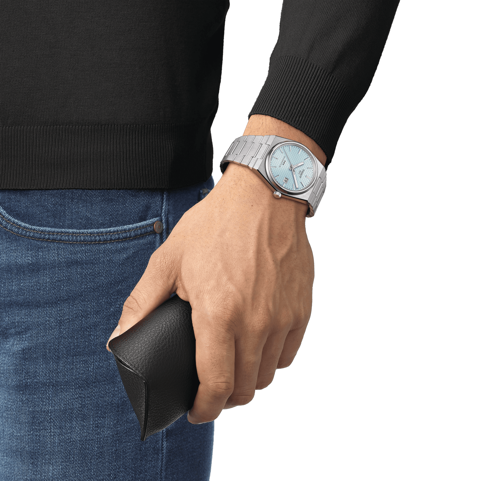 Tissot PRX Powermatic 80 Hellblau Ice Blue Herrenuhr T137.407.11.351.00