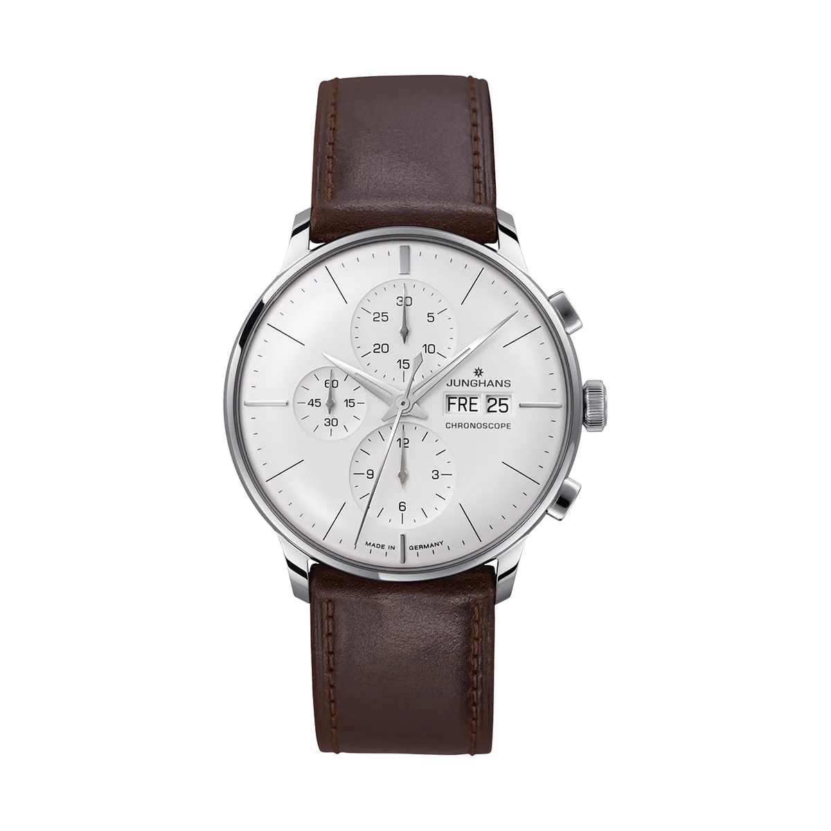 Junghans Meister Chronoscope Saphirglas Herrenuhr 027/4120.02