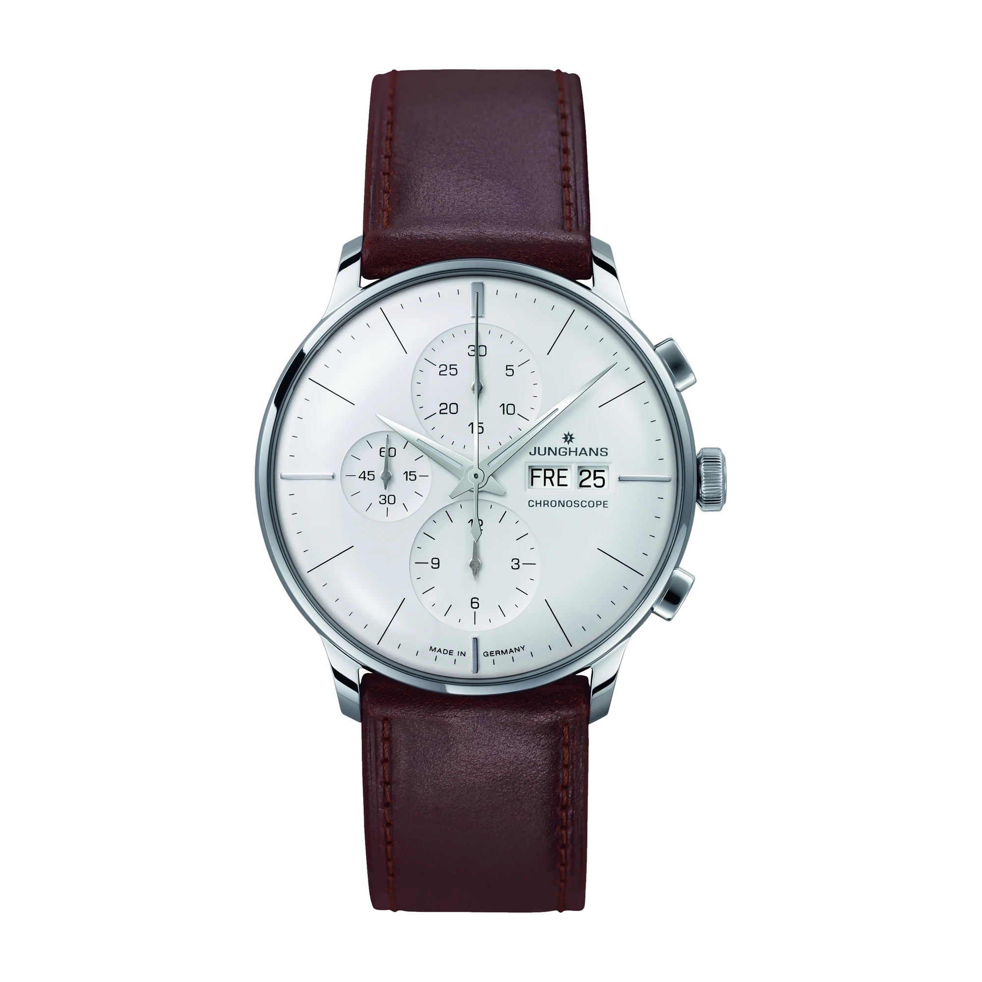 Junghans Meister Chronoscope Saphirglas Herrenuhr 027/4120.02