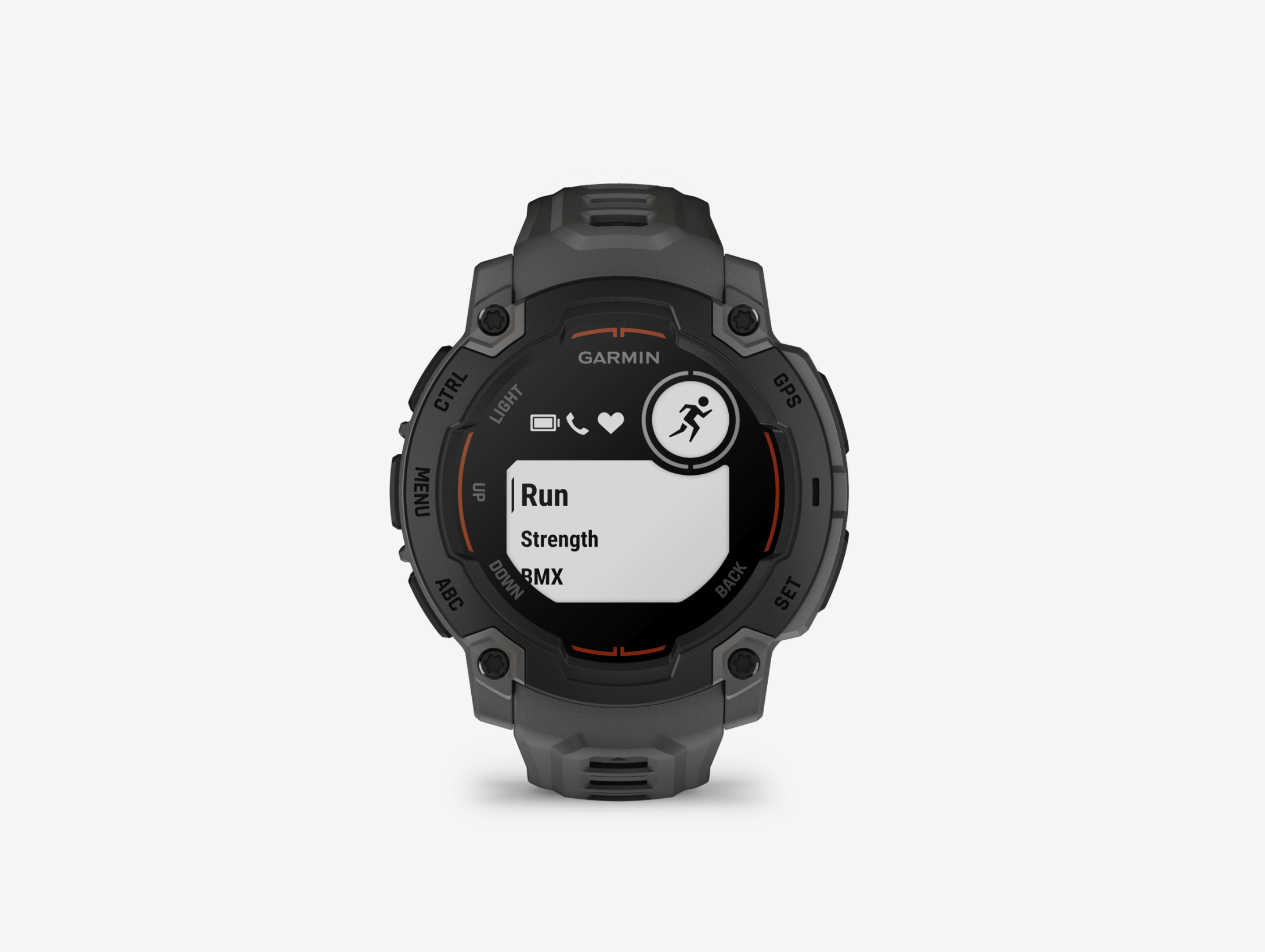  Garmin Instinct® E 010-02933-00 - 45 mm Kohle/Schwarz mit Silikon-Wechselarmband 22 mm Kohle