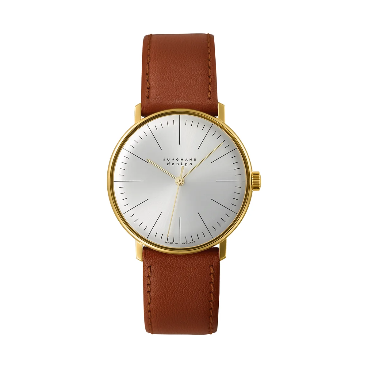 Junghans max bill Handaufzug Saphirglas Herrenuhr 027/5703.02