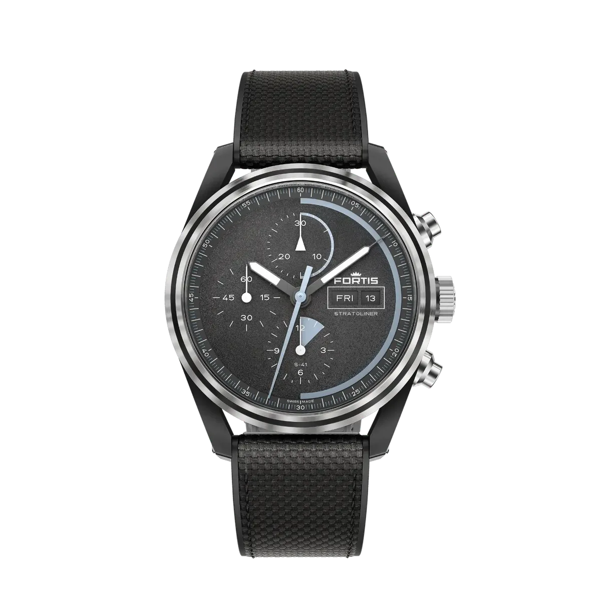 Fortis Stratoliner Gravity Black Herrenuhr F2340018