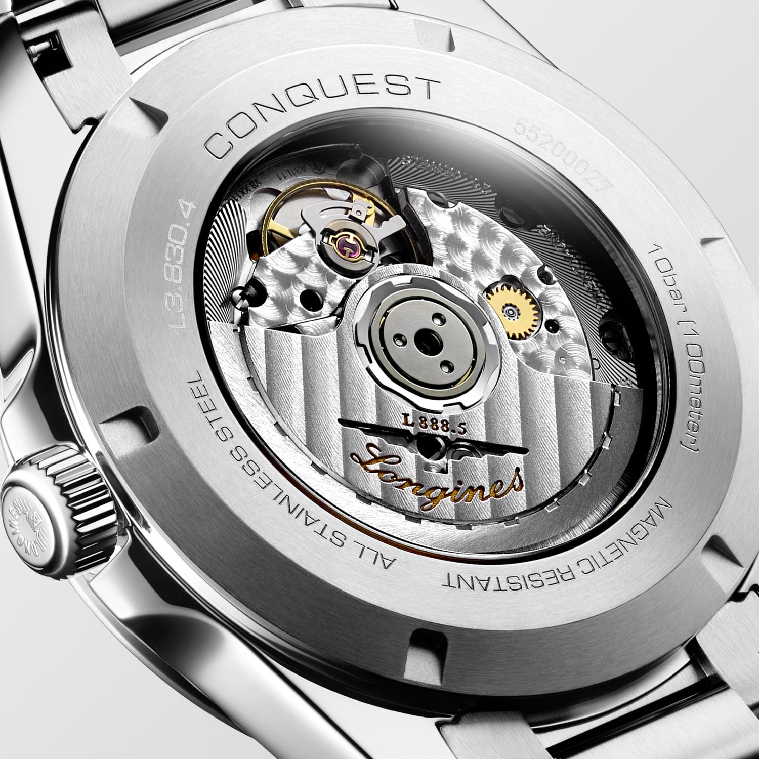 Longines Conquest Herrenuhr blau 41mm L3.830.4.92.6