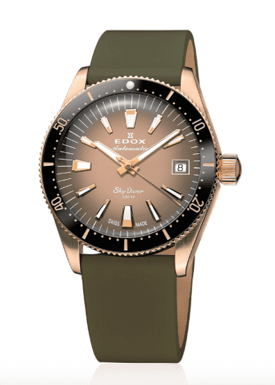 Edox SkyDiver 38 Date Automatic Special Edition Damenuhr 80131 37RNC VDBEI