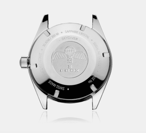 Edox SkyDiver 38 Date Automatic Special Edition Damenuhr 80131 3NC VI