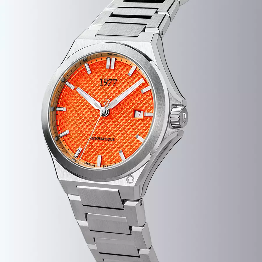 1977 ARSENE Automatique, 41 MM, Cadran Orange, Bracelet Acier 904L Herrenuhr 1977P02181