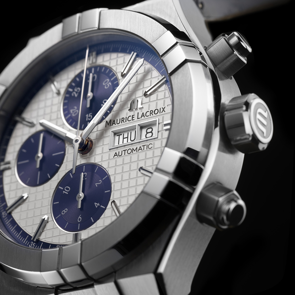 Maurice Lacroix Aikon Chronograph Day Date Herrenuhr AI6038-SS002-131-1