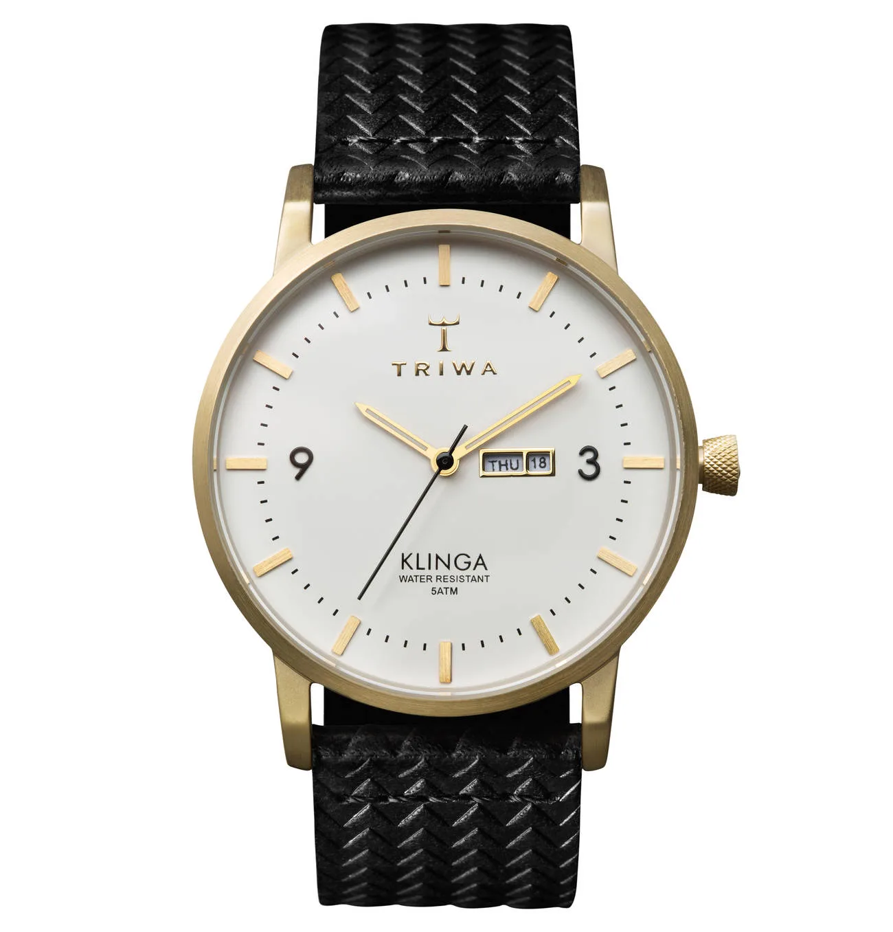 Pre-owned -  Triwa Unisexuhr Ivory Klinga Black Giza Classic Armbanduhr TRKLST103GC010113