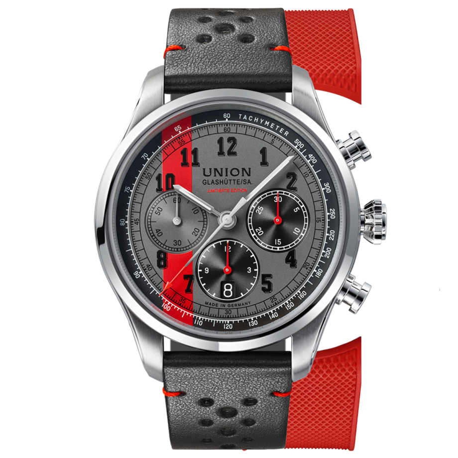 Union Glashütte Belisar Chronograph Speedster Limitierte Edition Herrenuhr D009.427.16.082.09