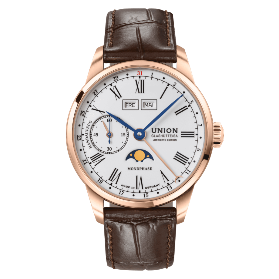 Union Glashütte 1893 JOHANNES DÜRRSTEIN EDITION MONDPHASE LIMITIERTE EDITION Herrenuhr D903.458.76.013.09