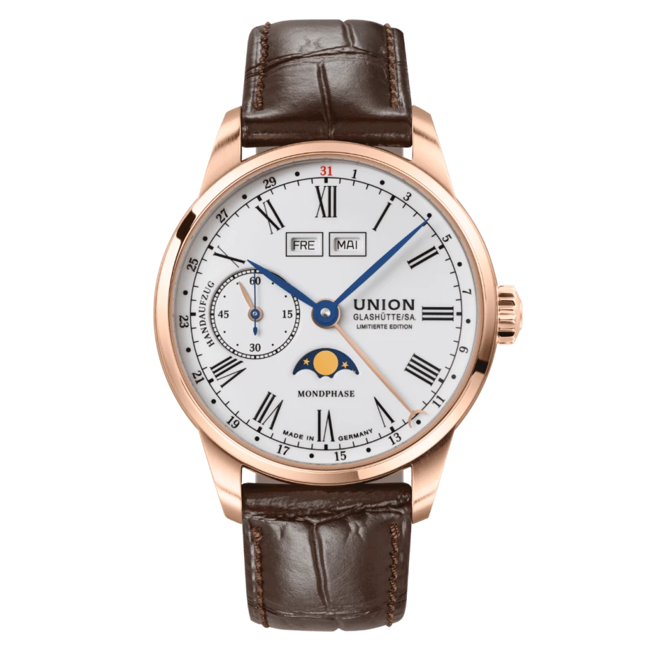 Union Glashütte 1893 JOHANNES DÜRRSTEIN EDITION MONDPHASE LIMITIERTE EDITION Herrenuhr D903.458.76.013.09