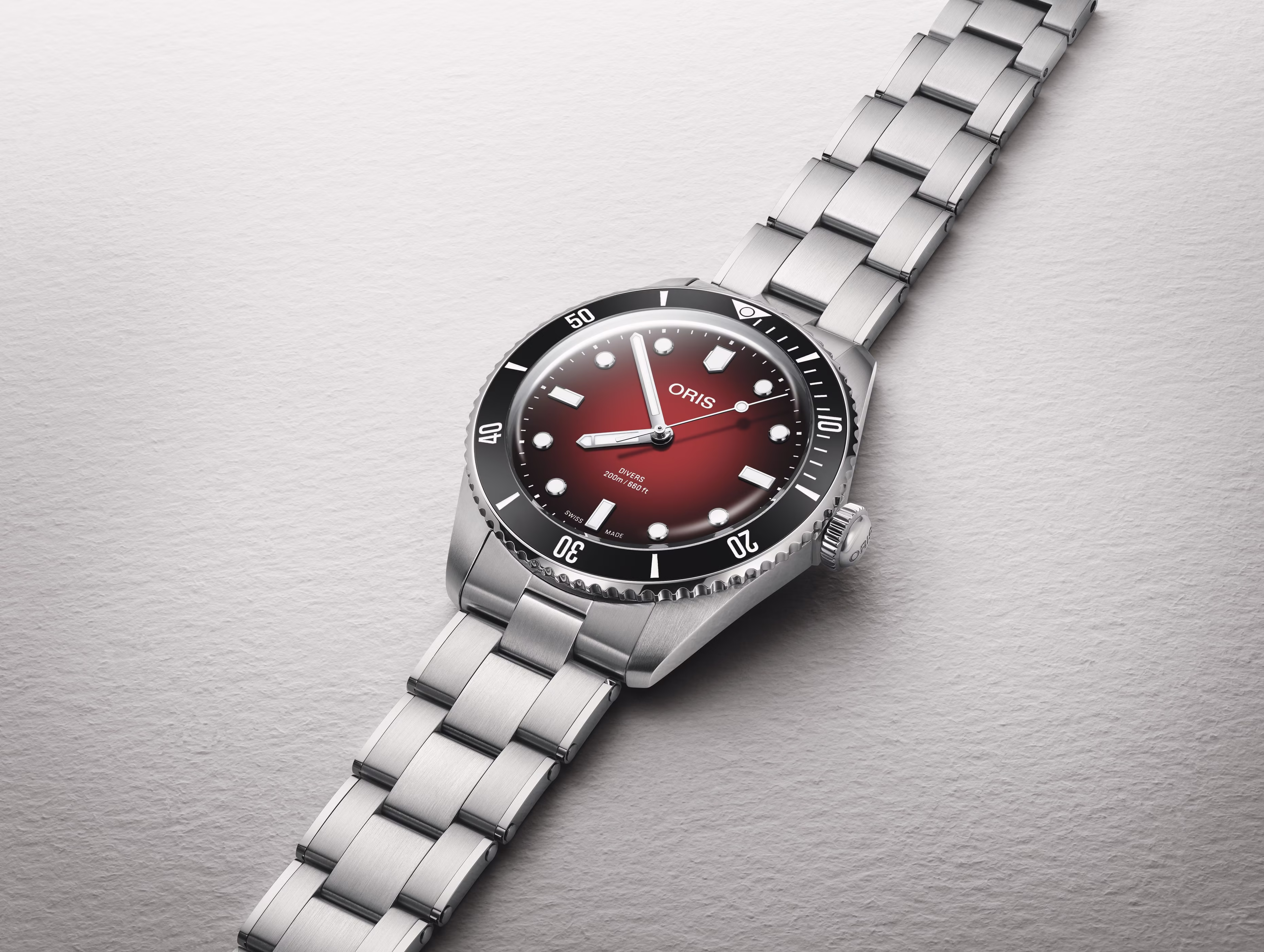 Oris Oris X RedBar Limited Edition II 39mm Taucheruhr Herrenuhr 01 733 7795 4018-Set