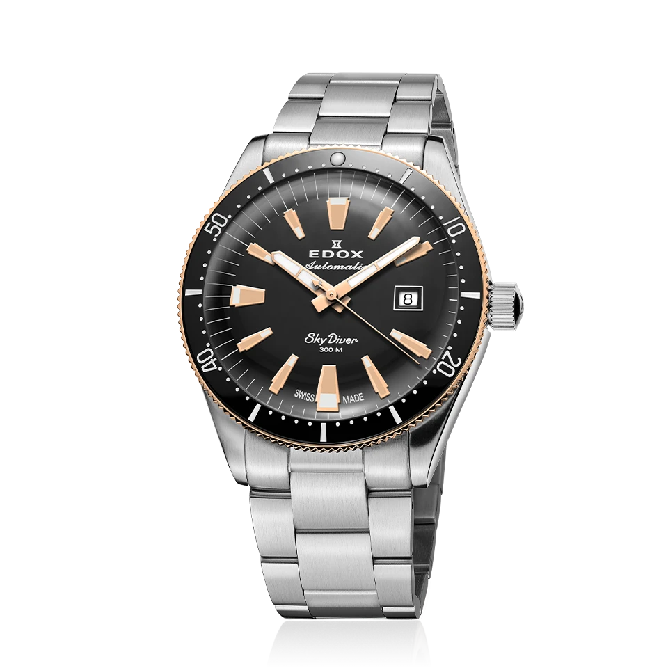 Edox SkyDiver Date Automatic Limited Edition Herrenuhr 80126 357RNM NIRB