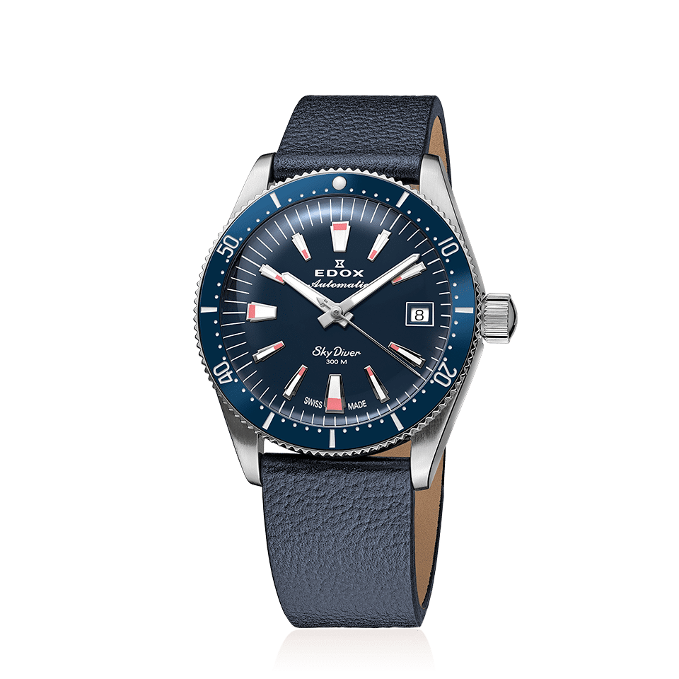 Edox SkyDiver 38 Date Automatic Special Edition Damenuhr 80131 3BUC BUICO