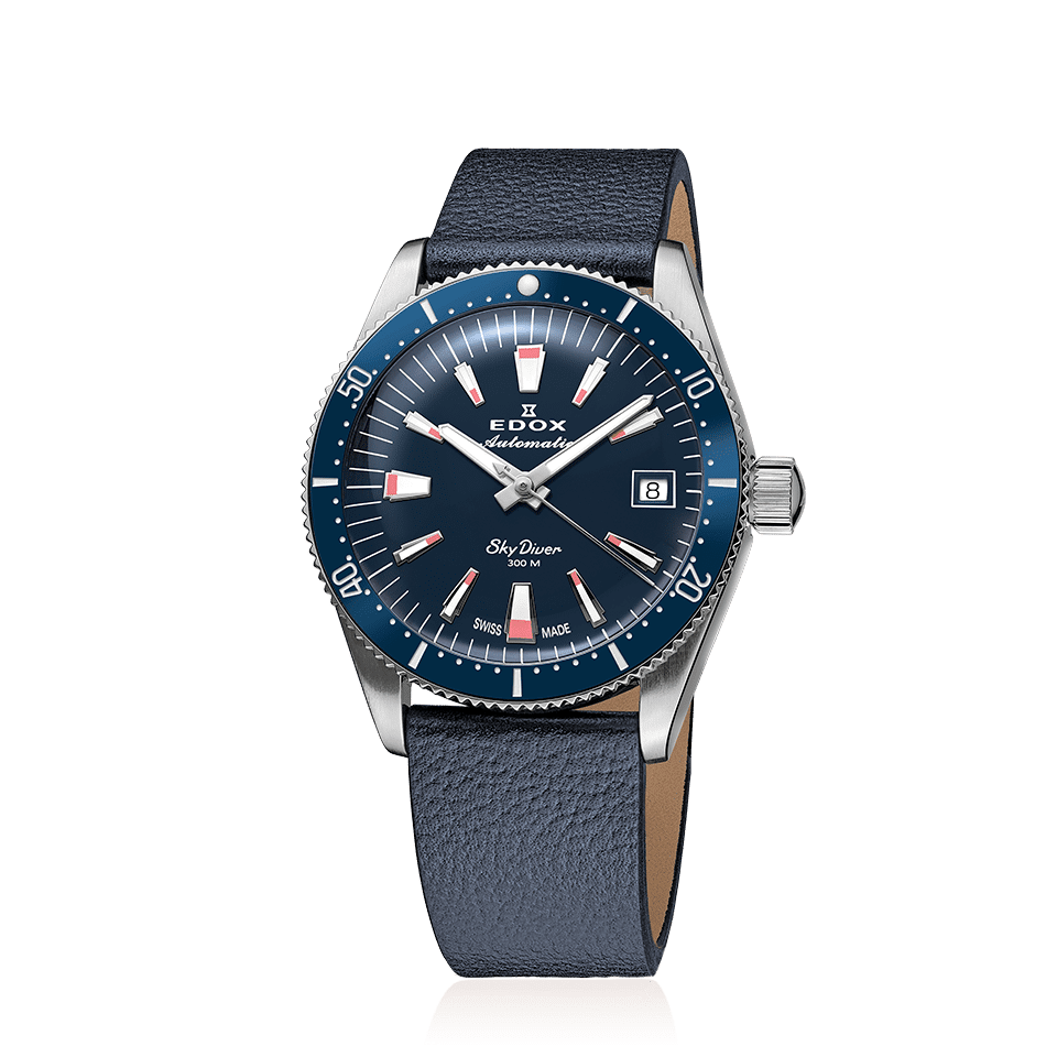 Edox SkyDiver 38 Date Automatic Special Edition Damenuhr 80131 3BUC BUICO