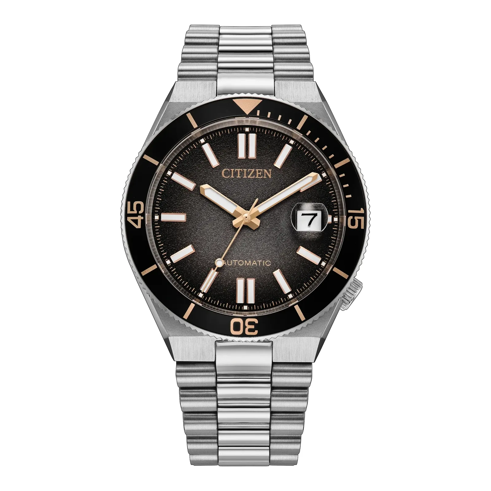 Citizen TSUYOSA Shore Time Slip Automatik Limited Edition schwarz ø 40 mm Herrenuhr NJ0238-57E